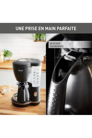 Cafetière FCM Includeo - 1,25 l - 1000 W - Noir
