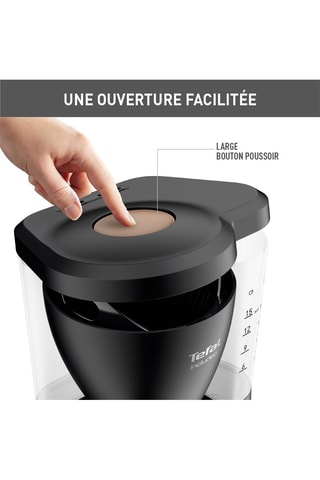 Cafetière FCM Includeo - 1,25 l - 1000 W - Noir
