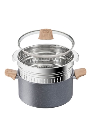 Faitout 2-en-1 et panier vapeur Natural Force - 3 à 5 l - 24 cm