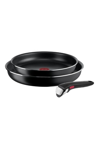 2 poêles et 1 manche amovible Ingenio Essential - 24 et 28 cm