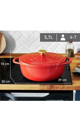 Cocotte ovale Air 30 x 33 cm - 5,7 l