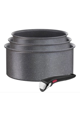 3 casseroles et 1 manche amovible Ingenio Natural Force - 16/18/20 cm