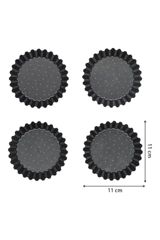 4 moules à tartelettes Perfectbake - 11 cm