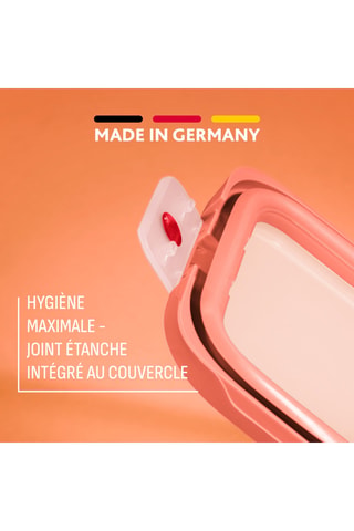 3 boîtes de conservation OneClick - 0,5 l / 1,2 l / 2,3 l