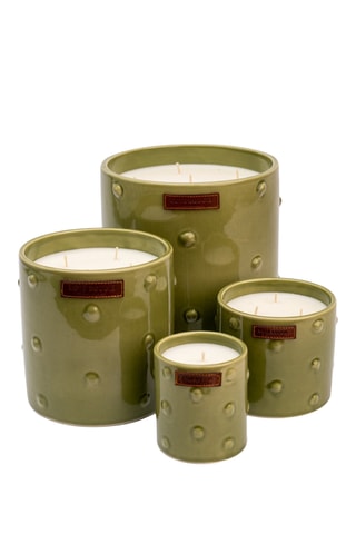 Bougie parfumée 4 mèches 150 h - Herbe Fraîche