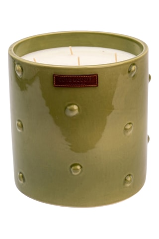 Bougie parfumée 4 mèches 400 h - Herbe Fraîche