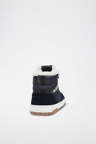 Zapatillas altas forradas - Negro y azul marino - Boss