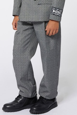 Pantalón de traje - Gris oscuro - Boss