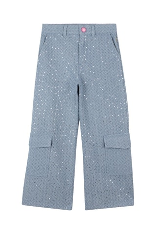 Pantalón loose fit - Azul