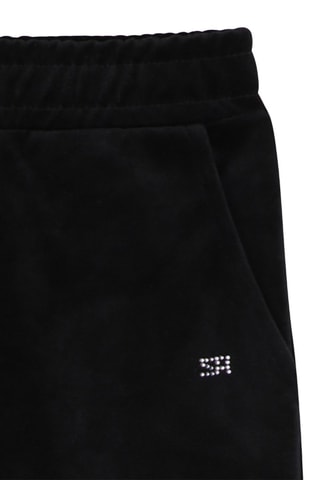 Pantalón de chándal de terciopelo - Negro - Sonia Rykiel