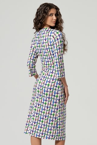 Robe droite - Bleu