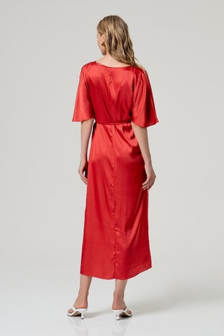 Robe midi - Rouge