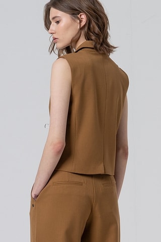Gilet de costume - Camel