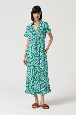 Robe chemise - Turquoise