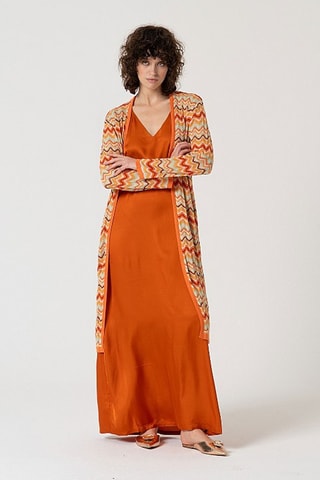 Gilet long - Orange