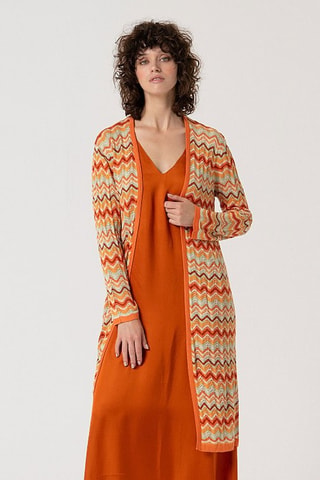 Gilet long - Orange