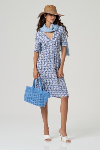 Robe patineuse - Bleu