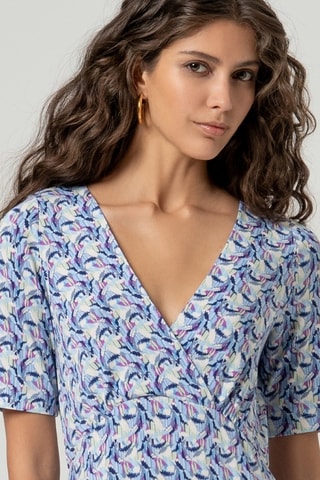 Robe patineuse - Bleu