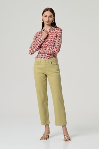 Pantalon droit - Kaki