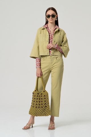 Pantalon droit - Kaki
