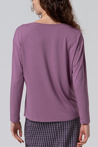 T-shirt ampia - Viola