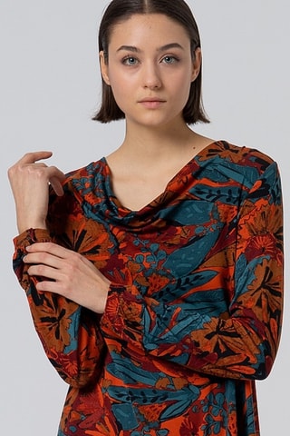 Robe droite - Orange foncé
