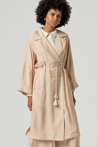 Giacca lunga - Beige
