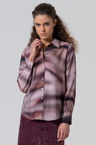 Camicia tie and dye - Grigio