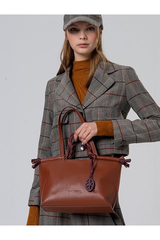 Sac porté épaule - Camel