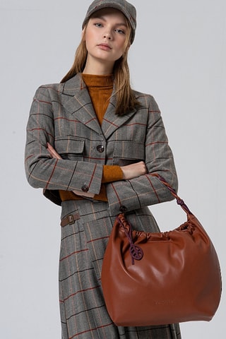 Sac porté épaule - Camel