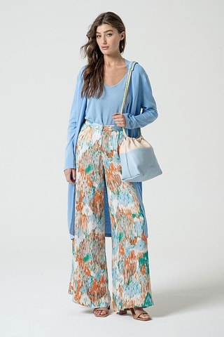 Pantaloni taglio ampio - Blu