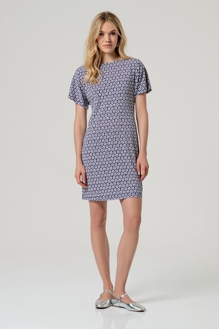 Robe droite - Bleu