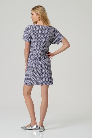 Robe droite - Bleu