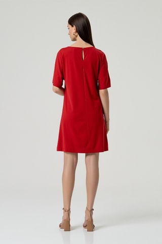 Robe droite - Rouge