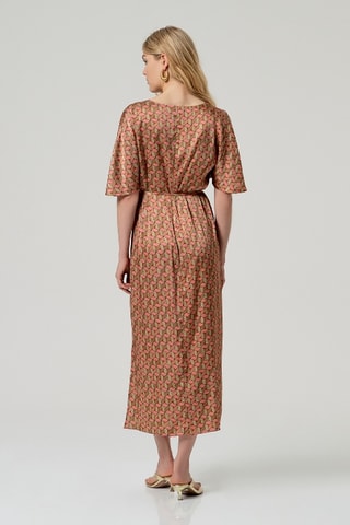 Robe midi - Multicolore
