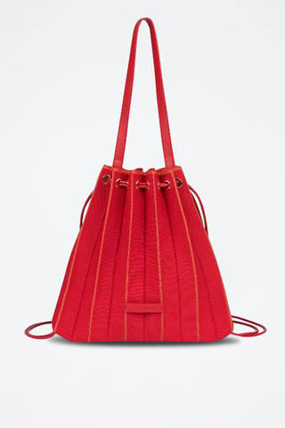 Sac à dos et pochette - Rouge foncé