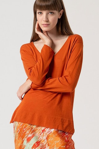 Pull - Orange foncé