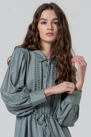 Abito a camicia - Blu