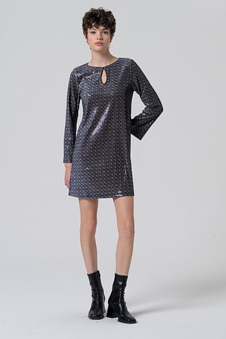 Abito taglio dritto - Navy