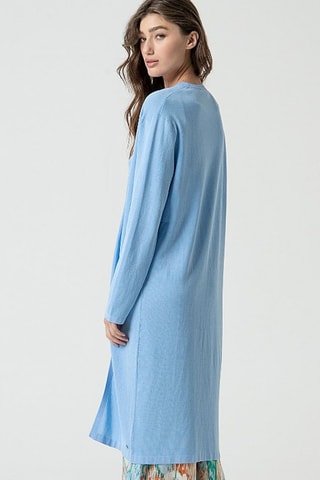 Gilet long - Bleu