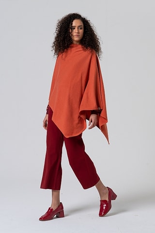 Poncho - Orange foncé