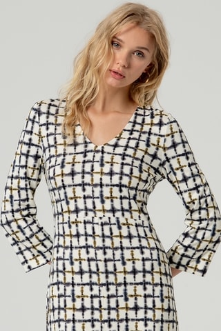 Robe droite - Écru