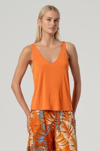 Top - Orange