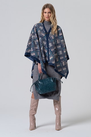 Poncho - Bleu