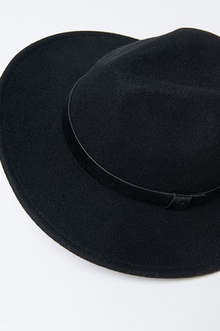 Fedora in lana - Nero