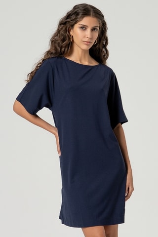Abito taglio dritto - Navy