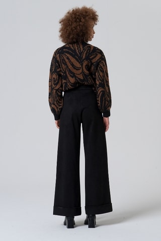 Pantaloni taglio ampio - Nero