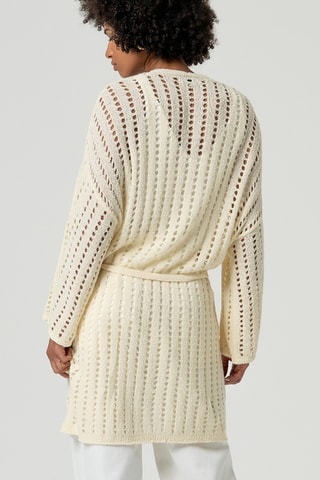 Cardigan lungo - Ecrù