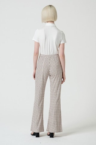 Pantaloni flare - Ecrù