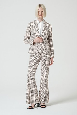 Pantaloni flare - Ecrù